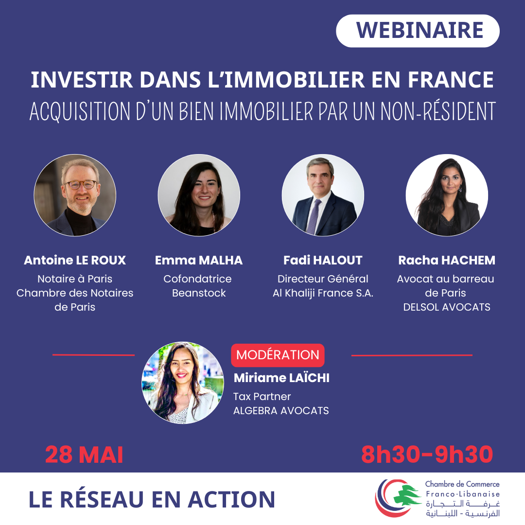 Webinaire | Investir dans l'immobilier en France - Acquisition d'un bien immobilier par un non-résident